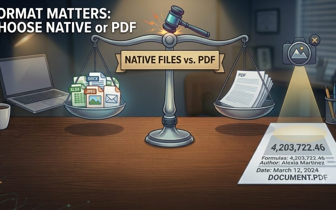 Native Files vs. PDFs: Why Discovery Format Fights Are Worth Having